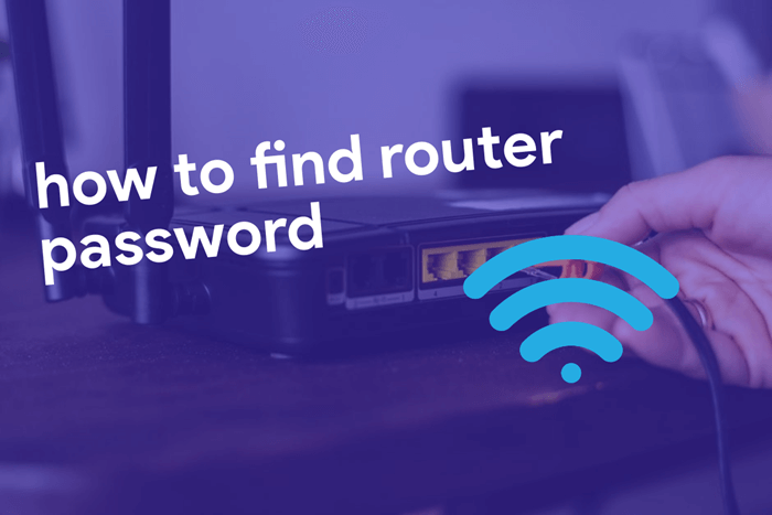 how to find router password