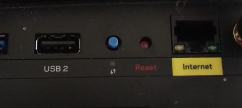 Linksys reset