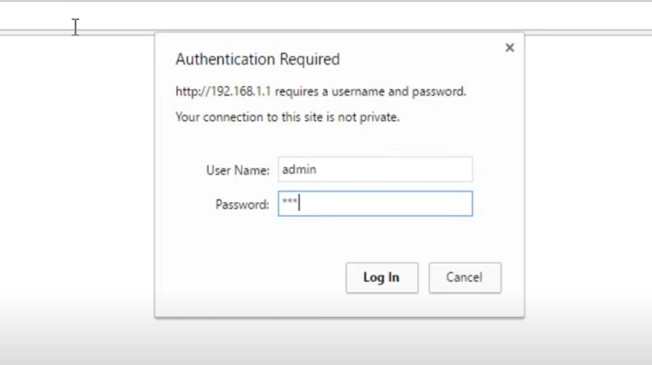 login username and password